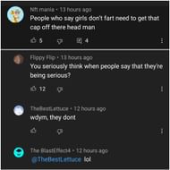 Some users kept to the point of the video in their own way (Image via YouTube)